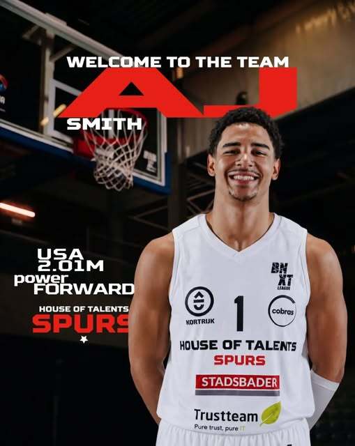 AJ Smith Kortrijk Spurs Basket