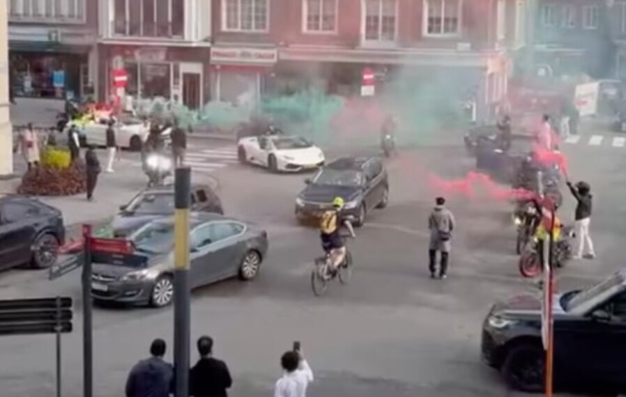 Overlast trouwstoet Kortrijk