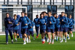 Club Brugge traint voor duel Milaan
