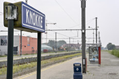 Knokke station trein