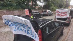Protest parkeerbeleid school Kortrijk