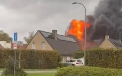 Brand kortrijk vanuit wijk