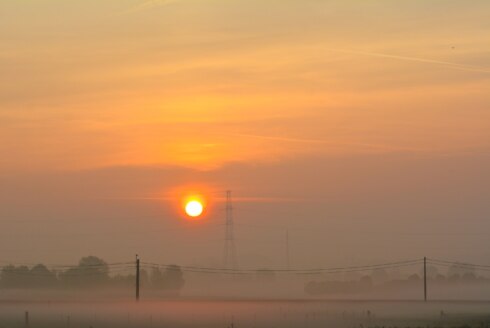 zonsopgang zon Deerlijk