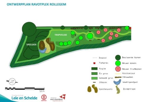 ontwerp speelbos Rollegem