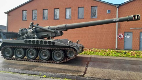 Artilleriestuk Ieper Koude Oorlog