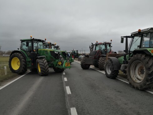 Boerenprotest blokkade A11