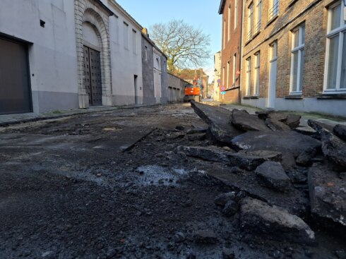 Boomgaardstraat werken 1