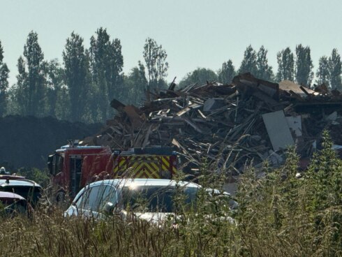 Brand Palletbedrijf Brugge 1
