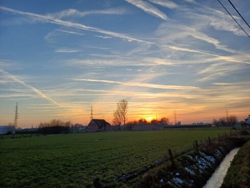 Deerlijk weer zon