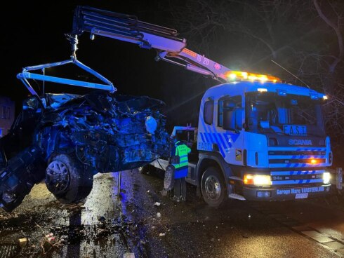 Auto-ongeval Koksijde