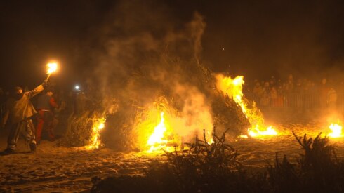 Kerstboomverbranding