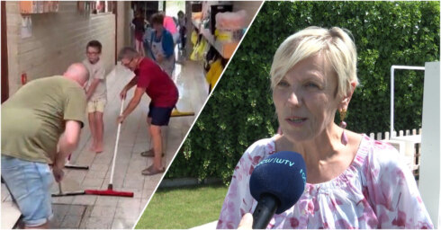 Sint-Petrusschool in Waregem volledig ondergelopen na onweer: "Het water stond 25 cm hoog"