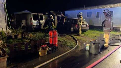 Autobrand Jabbeke