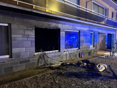 Brand appartementsgebouw Ieper