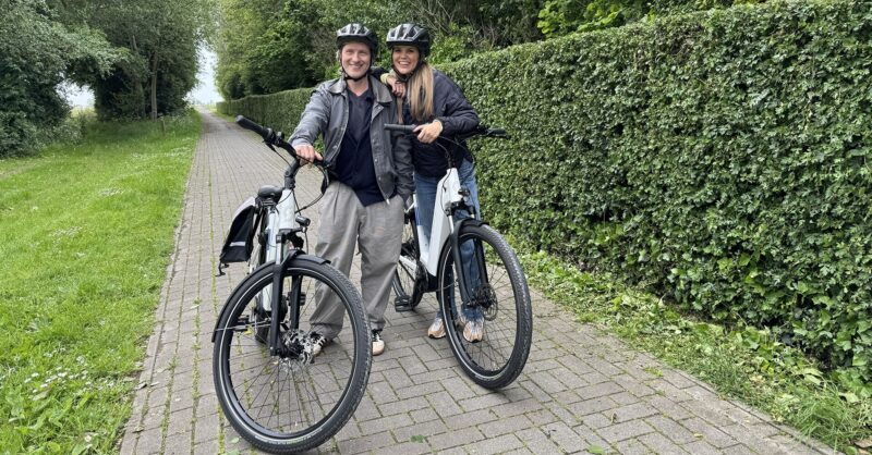 Op de fiets door Nieuwpoort met Gene Thomas