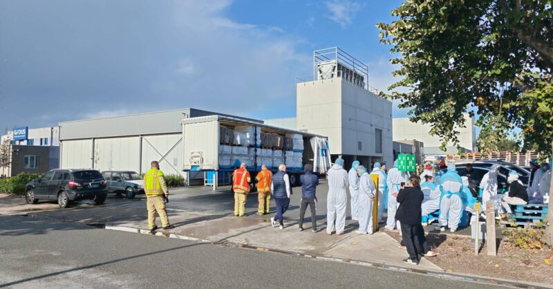 Arbeider onwel in visverwerkend bedrijf in Nieuwpoort, gebouw ontruimd