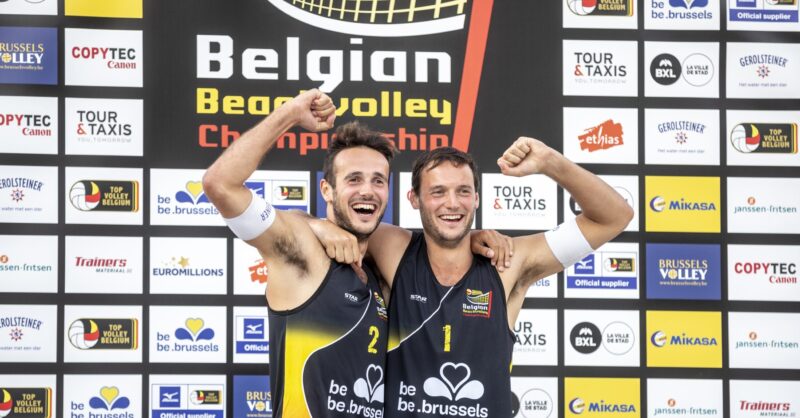 Van­de­ca­vey­es grij­pen naast nieu­we titel op BK beach­vol­ley­bal in Nieuwpoort