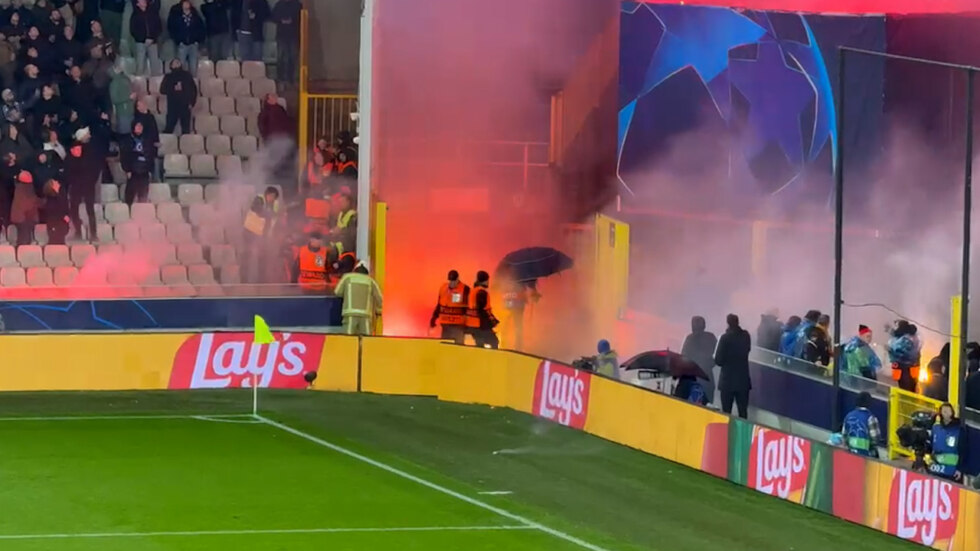 Politie voorkomt zware rellen rond Club Brugge-RC Lens: onrust in Ieper, vuurwerkincident in Brugge