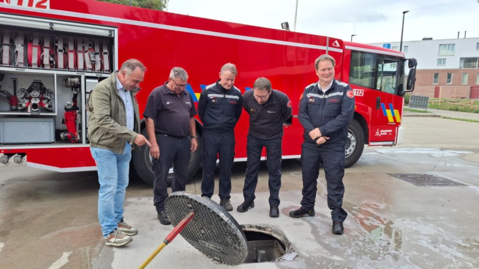 Brandweer Fluvia regenwater
