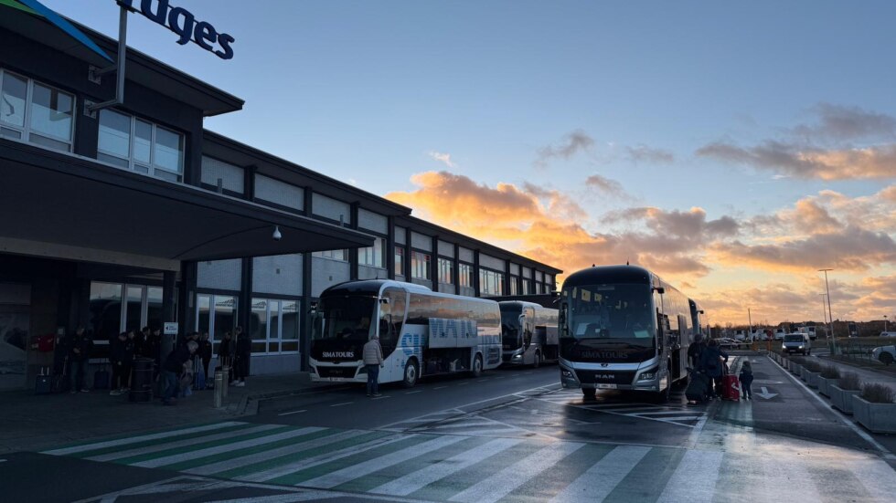 Bussen luchthaven