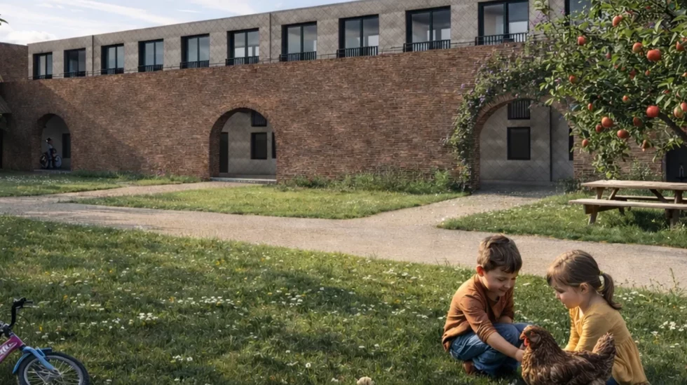 Cohousing Wevelgem render 2
