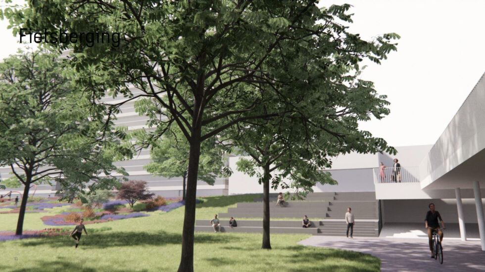 Groene helling waregem ontwerp
