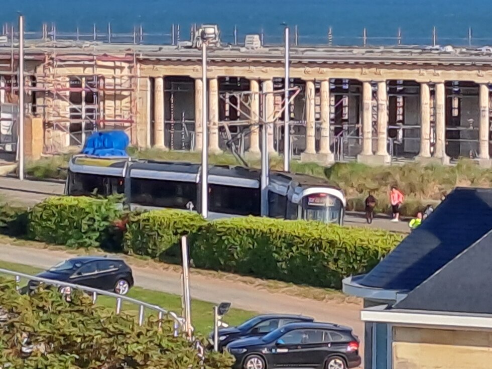 Ontspoorde tram Oostende