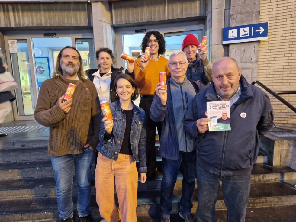 PVDA actie station