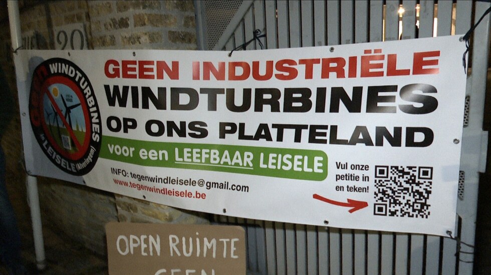Protest Leisele windmolens 2