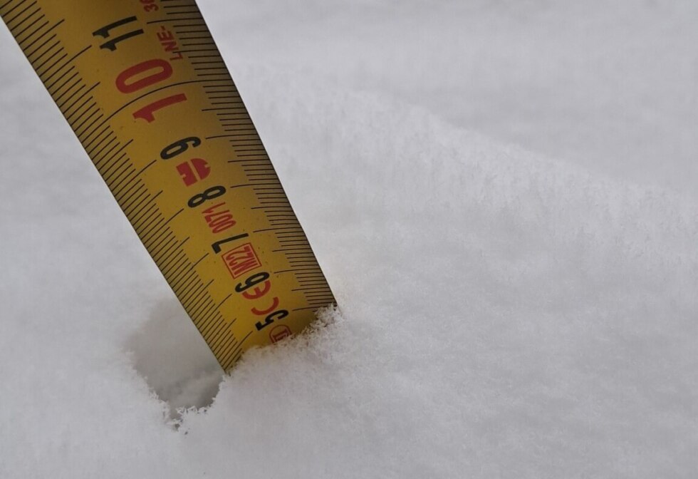 Sneeuw centimeter