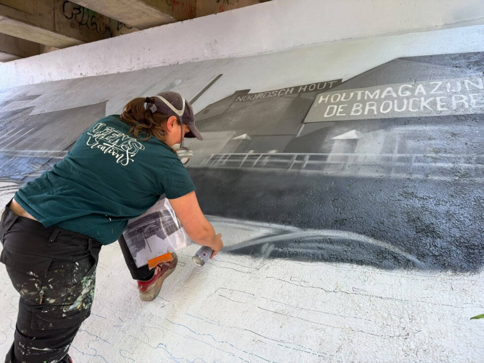 Streetart Kop van de Vaart 1