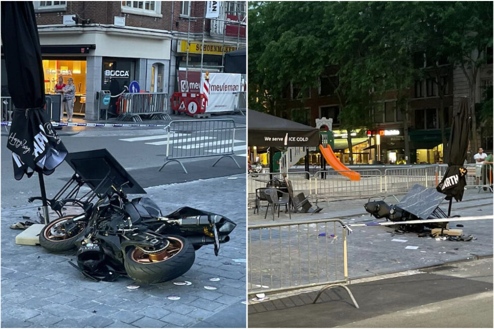 Twee personen zwaargewond nadat motorrijder inrijdt op terras van Grote Markt in Kortrijk