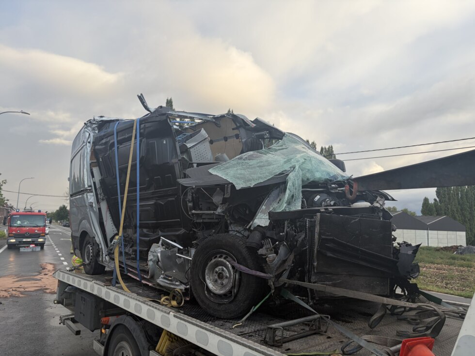 Ongeval Ieper schade