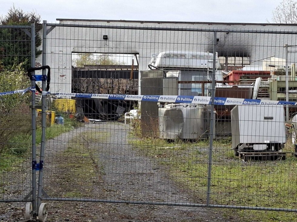 Site loods kortrijk brand