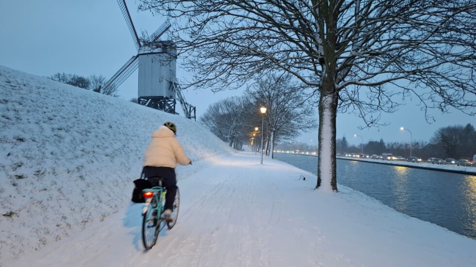 Sneeuw Brugge