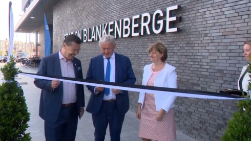 2018-07-04 00:00:00 - Nieuw station Blankenberge officieel geopend