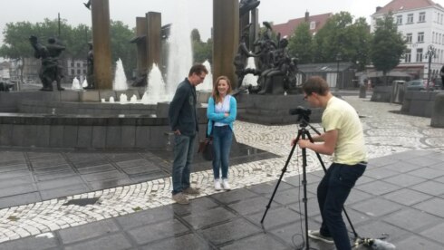 2016-07-25 00:00:00 - Filmopnames bij en over fontein