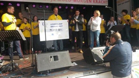 2017-10-08 00:00:00 - Levensloop Brugge haalt ruim 95.000 euro op