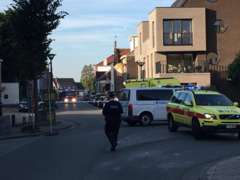2018-10-16 00:00:00 - Gaslek in centrum Oudenburg onder controle