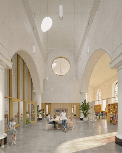 2021-03-02 00:00:00 - Aalbeke: renovatie en uitbreiding voor OC, bibliotheek en conservatorium in kerk