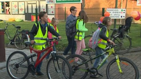 2018-09-21 00:00:00 - Stappen en trappen naar school vandaag