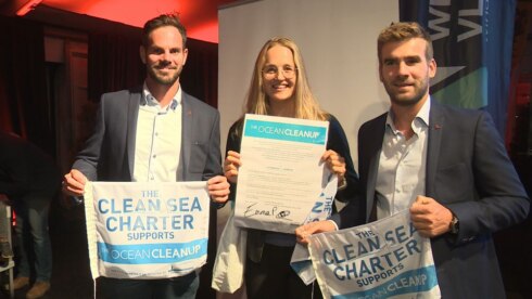 2018-10-20 00:00:00 - Wereldkampioene steunt charter voor propere zee