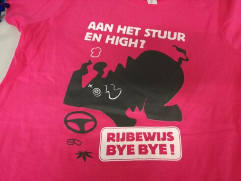 2019-07-24 00:00:00 - "Aan het stuur en high? Rijbewijs bye bye!"