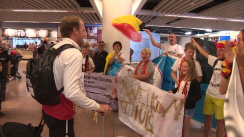 2016-08-21 00:00:00 - Hannes Obreno terug thuis na vierde plaats op Olympische Spelen