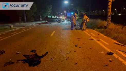 2022-05-22 00:00:00 - Vier gewonden na frontale botsing in Ieper