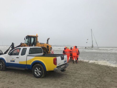 2018-05-14 00:00:00 - Reddingsactie voor zeilschip in Heist
