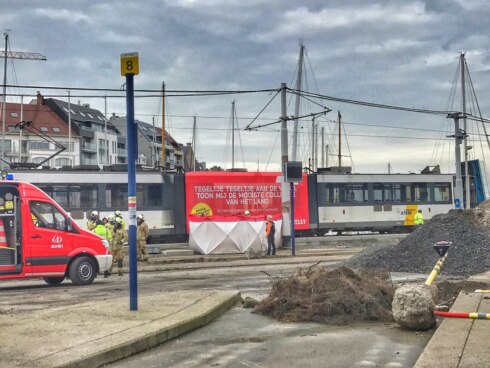 2019-01-07 00:00:00 - Dodelijk ongeval met kusttram in Oostende