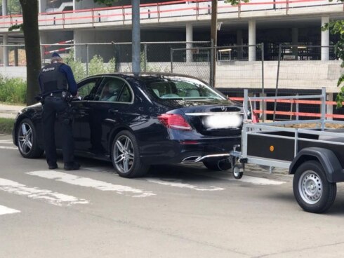 2019-05-18 00:00:00 - Controle op gebruik van aanhangwagens in Kortrijk