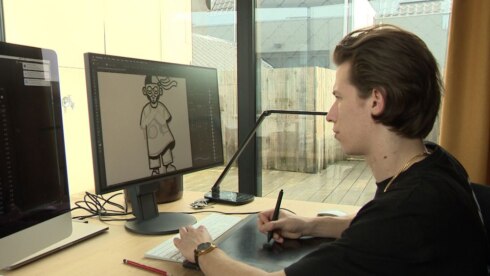2020-02-19 00:00:00 - Lendeleedse illustrator werkt voor grootste hiphopsterren