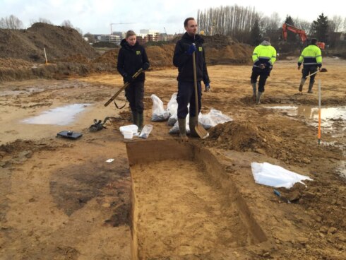 2017-12-18 00:00:00 - Voorwerpen uit Nieuwe Steentijd gevonden in Kuurne